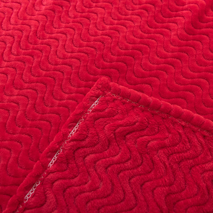 Ladies Cozy Wave Texture Blanket Kalsten