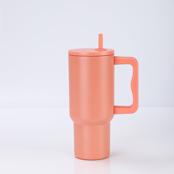 Women's High-Quality Insulated Mug with Integrated Straw Kalsten