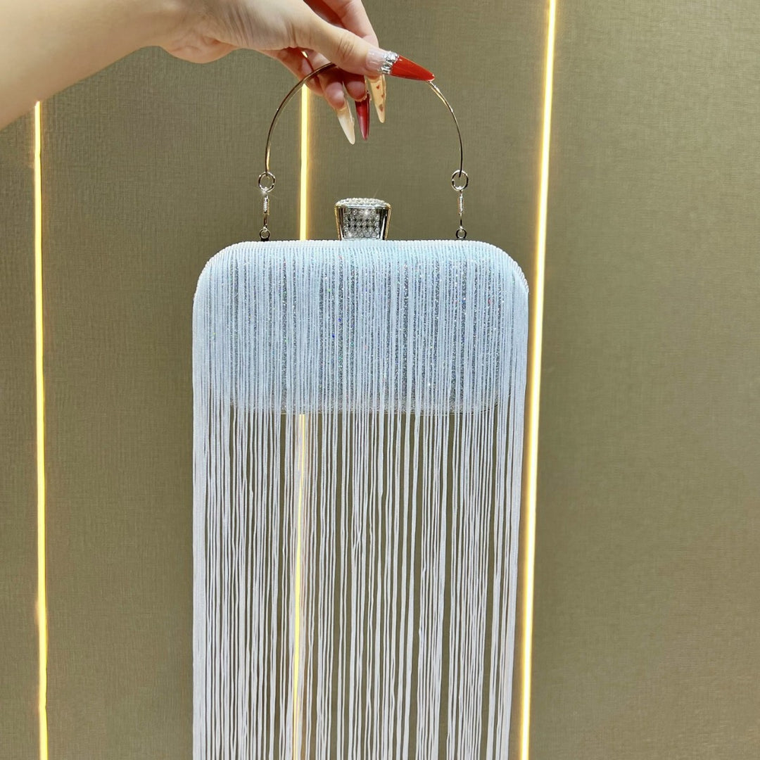 Fringe Detail Evening Clutch