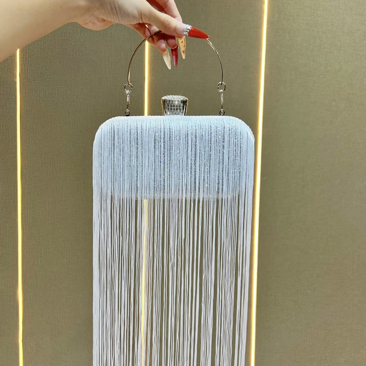 Fringe Detail Evening Clutch