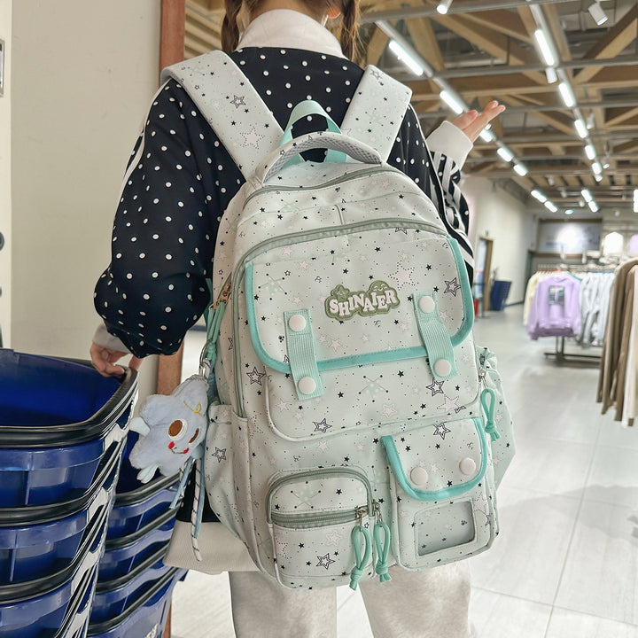 Stylish Star-Patterned Backpack Kalsten