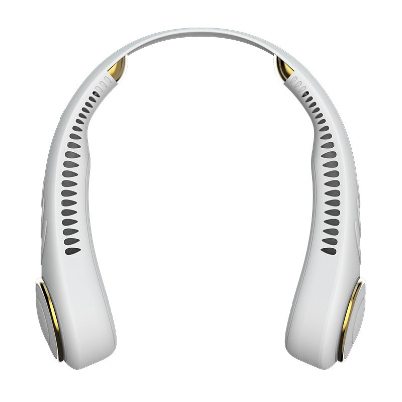 Cooling wearable bladeless neck fan with brushless motor adjustable tri-speed AR airflow Kalsten