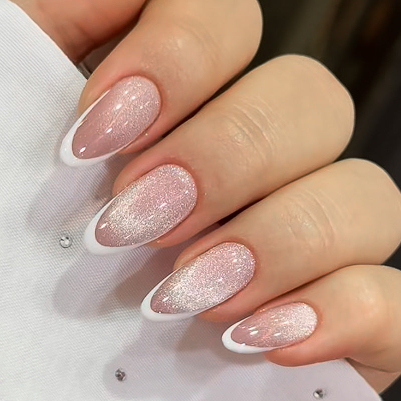 Premium Glittery Press-On Nail Set Kalsten