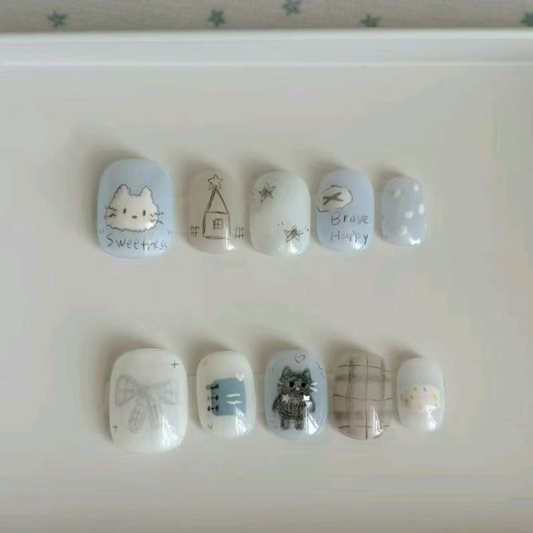 Artistic Character Nail Art Set Kalsten