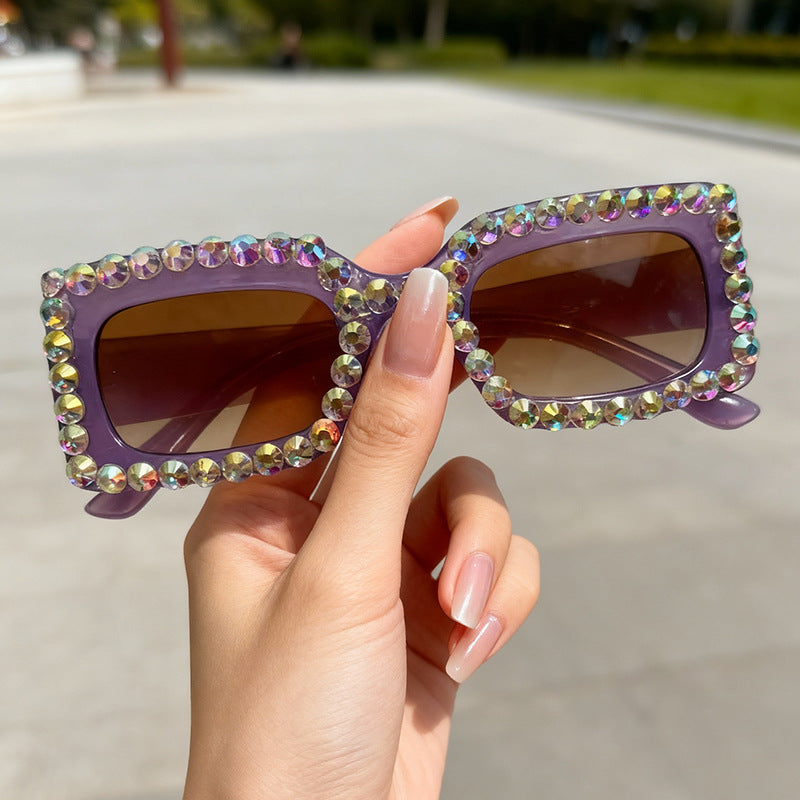 Decorative Rhinestone-Embellished Sunglasses Kalsten