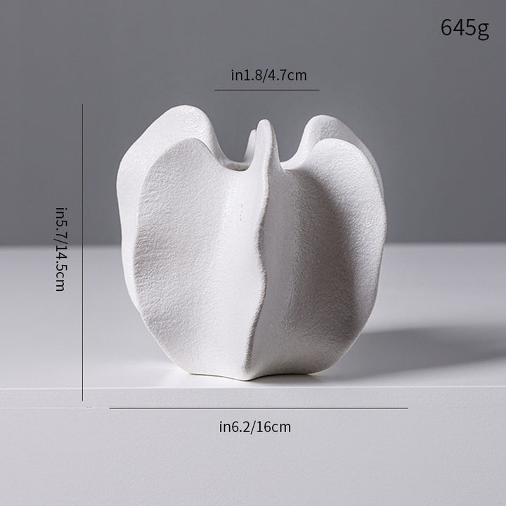 Textured Modern Decorative Ceramic Vase Kalsten