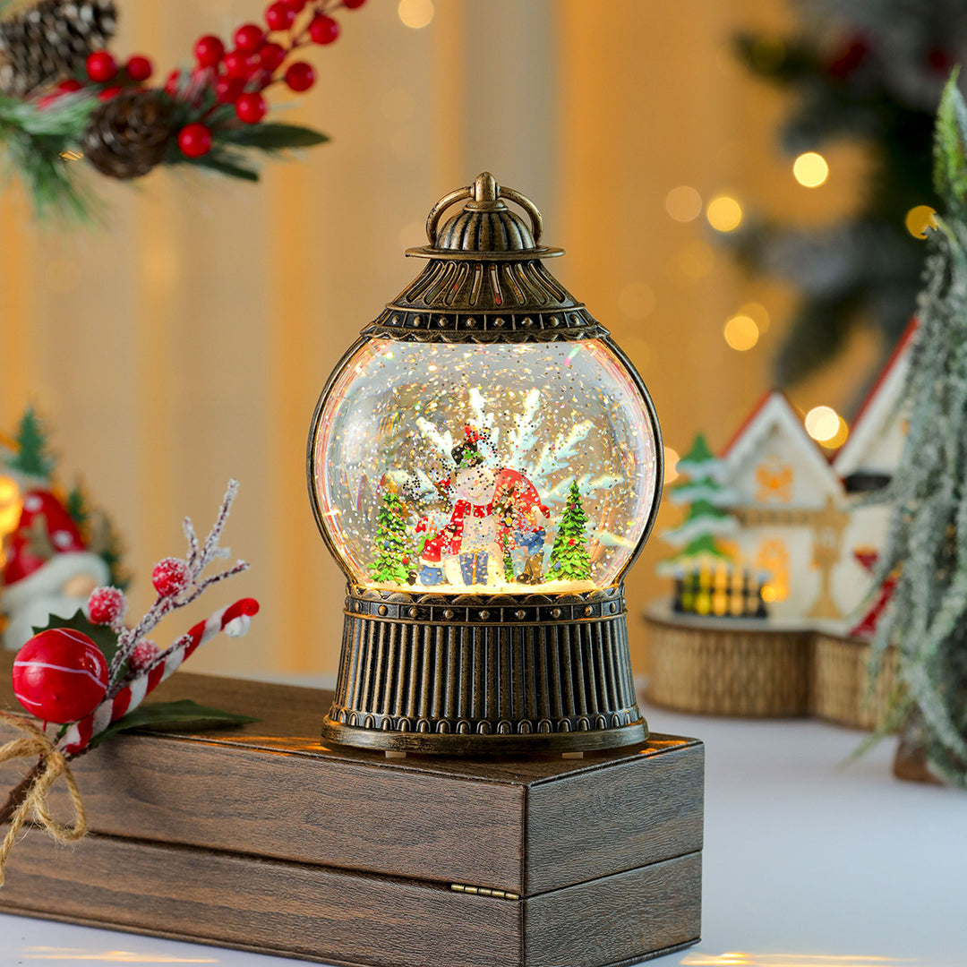 Decorative LED Snow Globe Lantern Kalsten