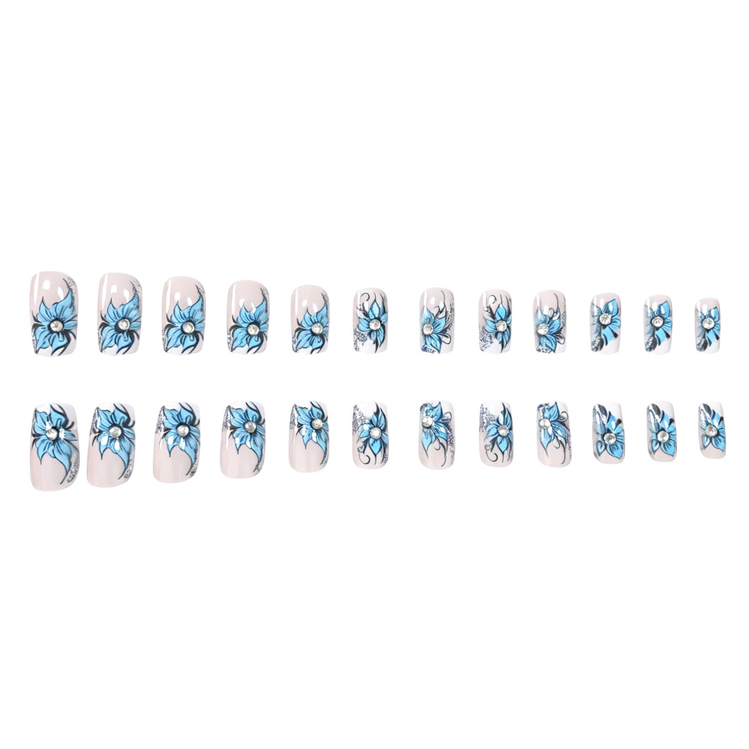 Floral Design Nail Art Kalsten