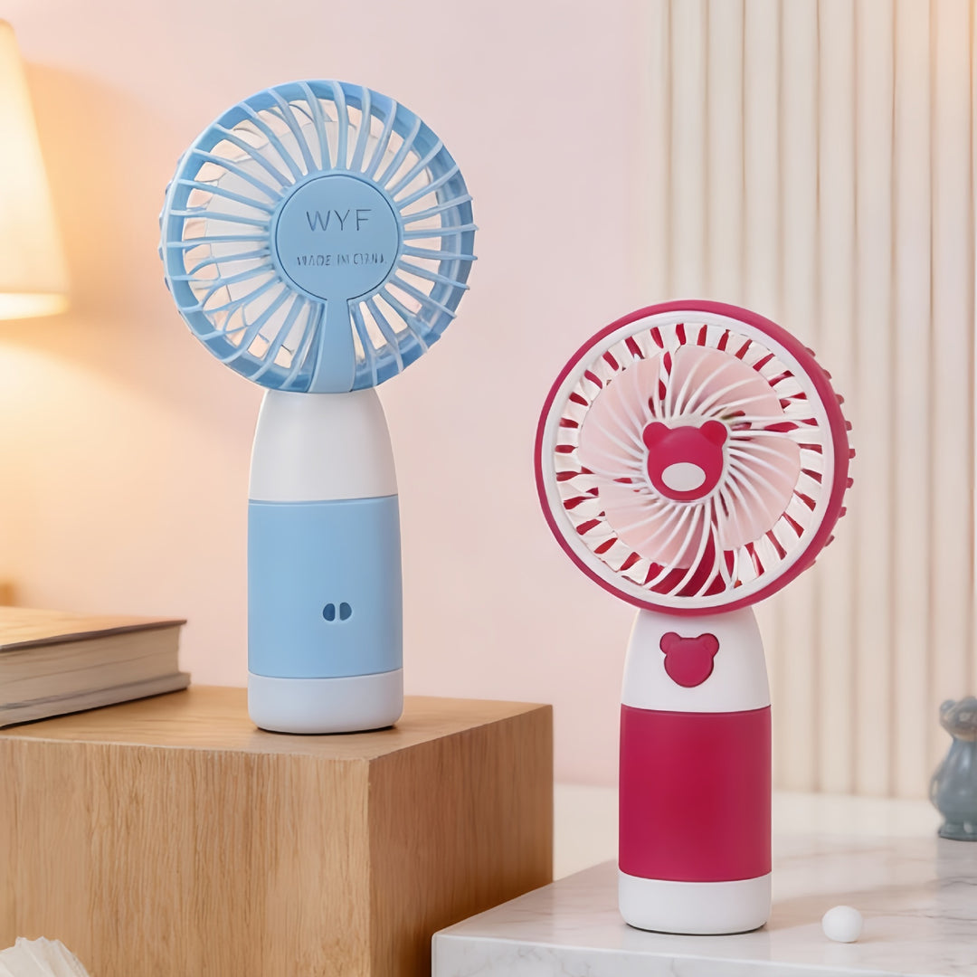 Women's portable handheld fan with joyful animal design Kalsten