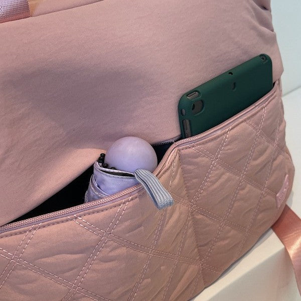 Quilted Weekend Duffle Bag