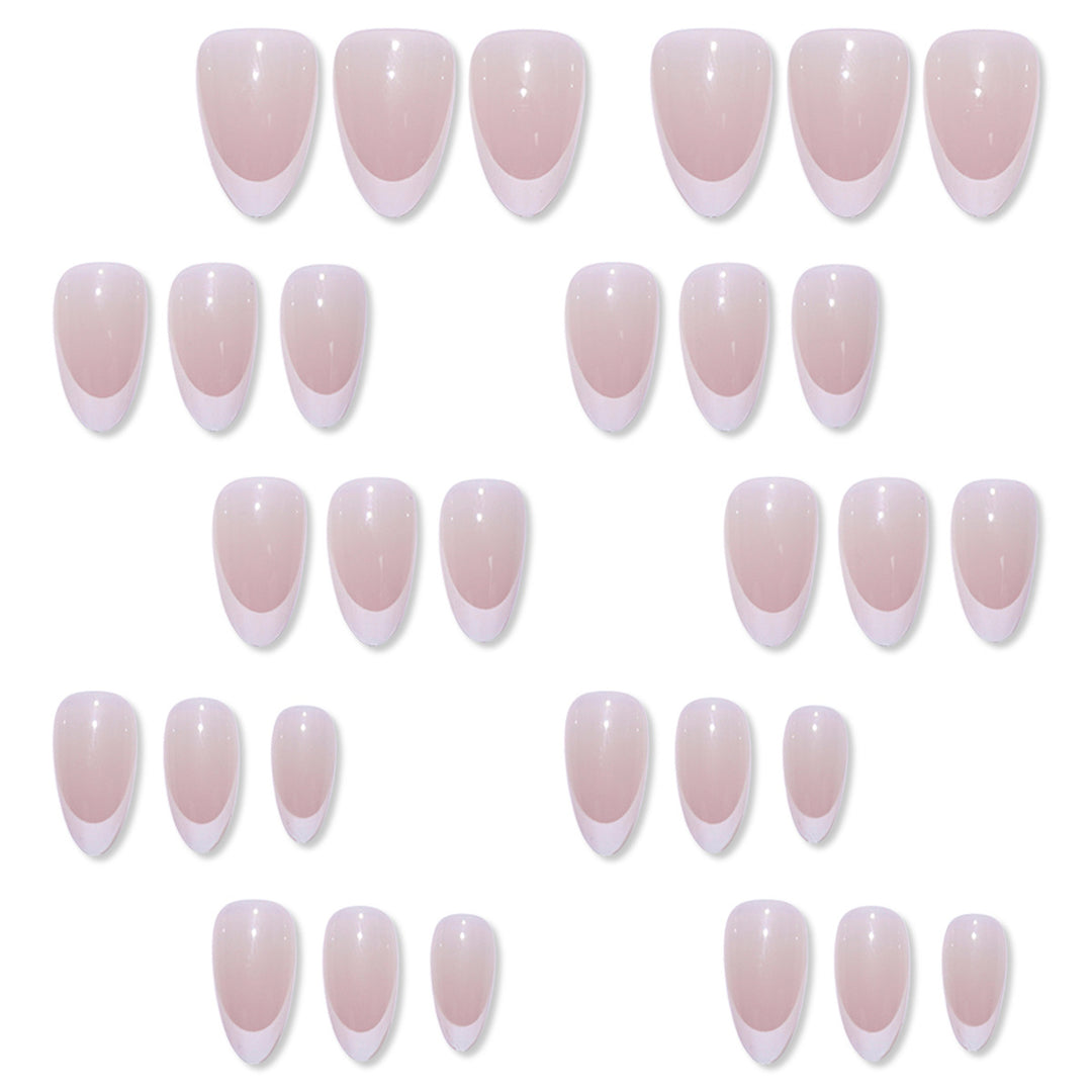 Elegant French Tip Press-On Nail Set