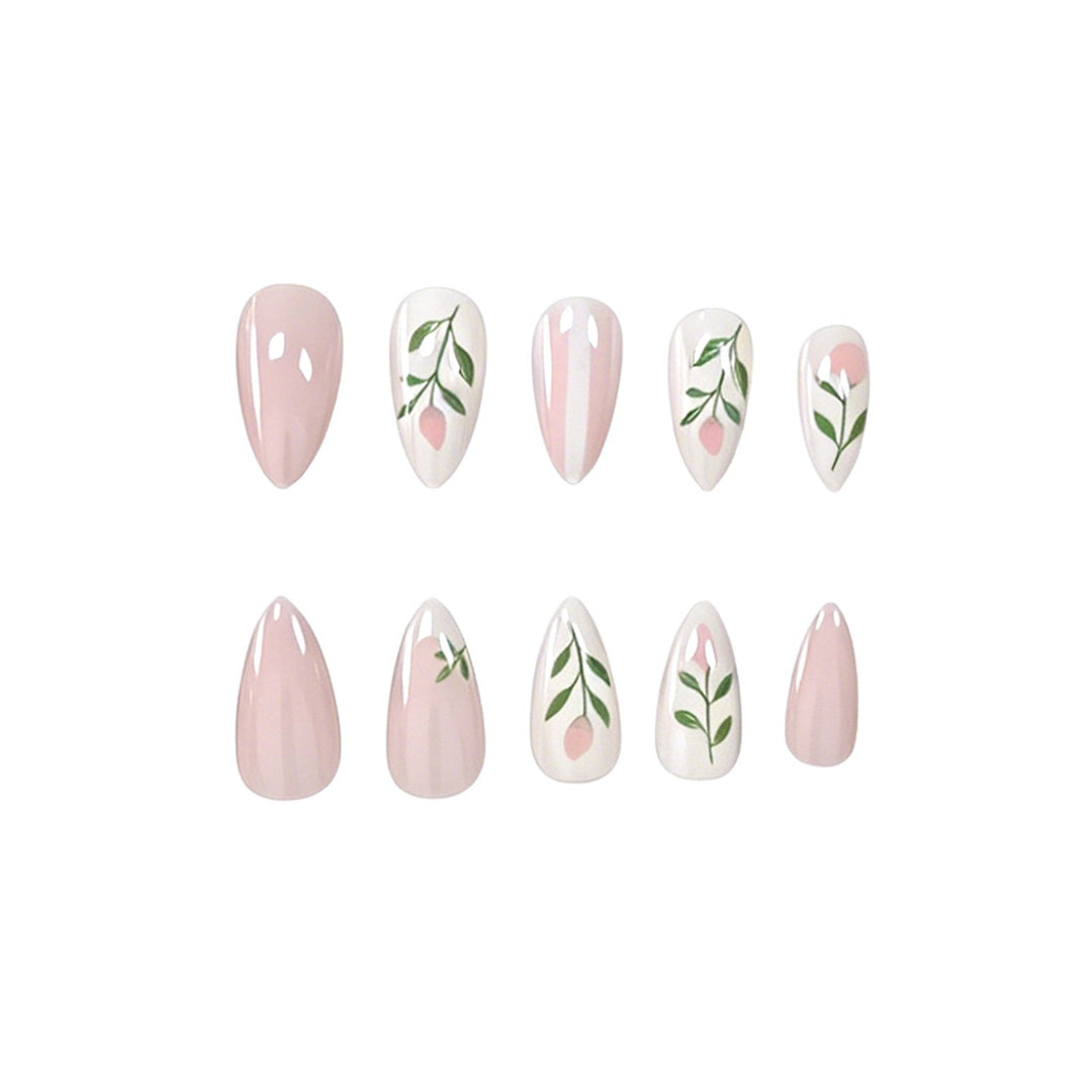 Floral-Inspired Acrylic Nail Art Set Kalsten