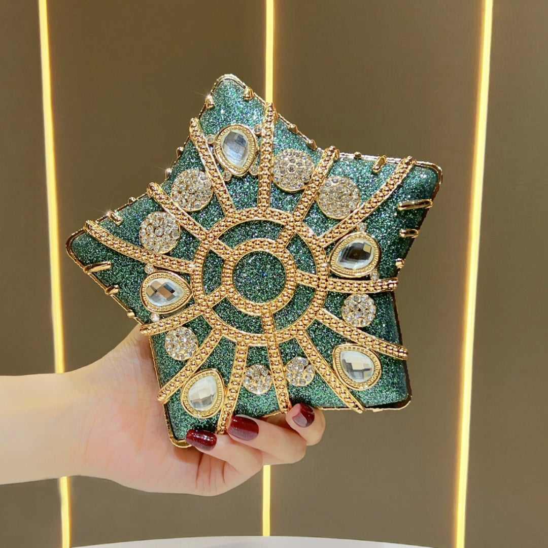 Star-Shaped Evening Handbag