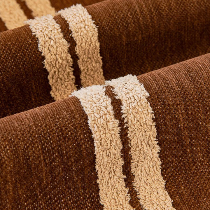 Elegant Striped Sofa Throw Blanket
