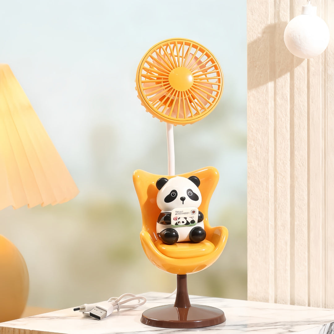Women Portable Mini Fan with Cute Panda Design Kalsten