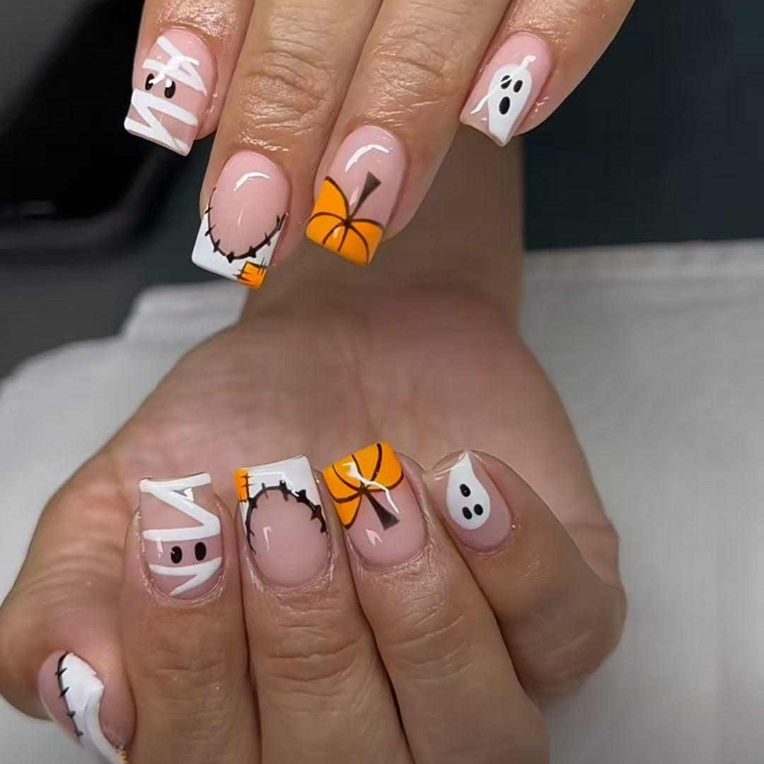 Halloween-Themed Press-On Nail Art Set Kalsten