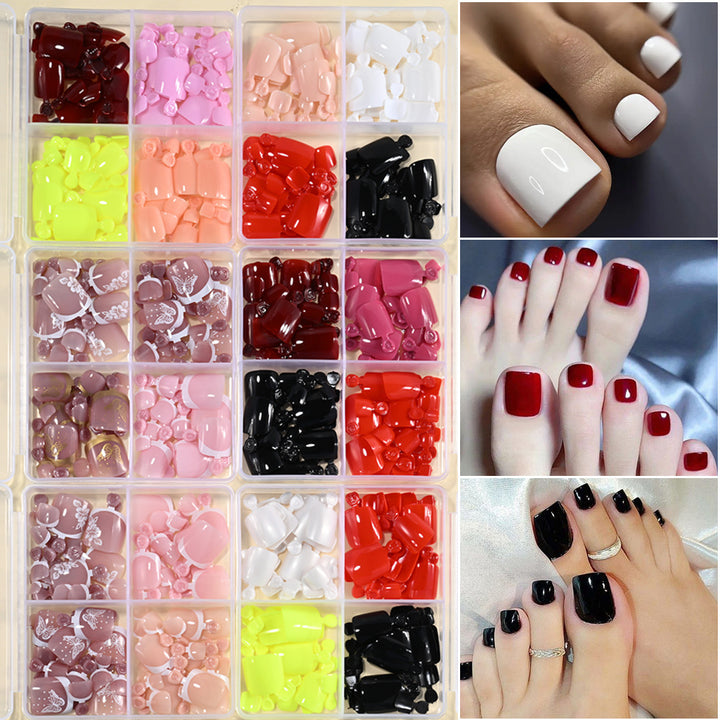 Variety Press-On Nail Tips Set Kalsten