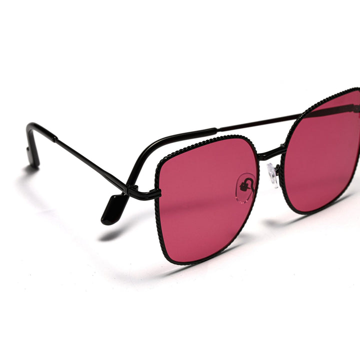 Women's fashionable oversized designer sunglasses with multifaceted frame Kalsten