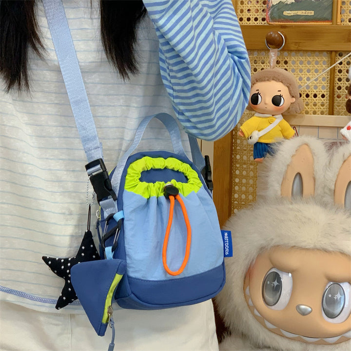 Compact Drawstring Bucket Bag Kalsten