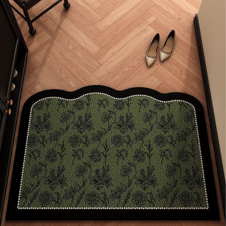 Floral Welcome Mat
