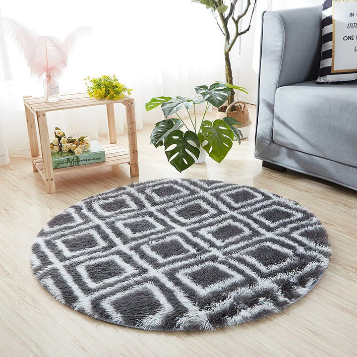 Round Decorative Area Rug Kalsten