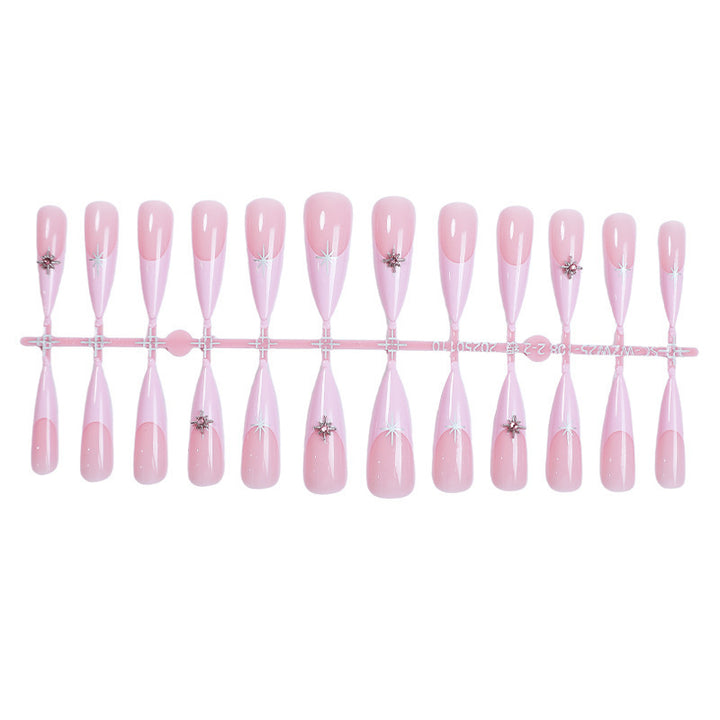 Artificial nail set with delicate mandala patterns and elegant accents Kalsten
