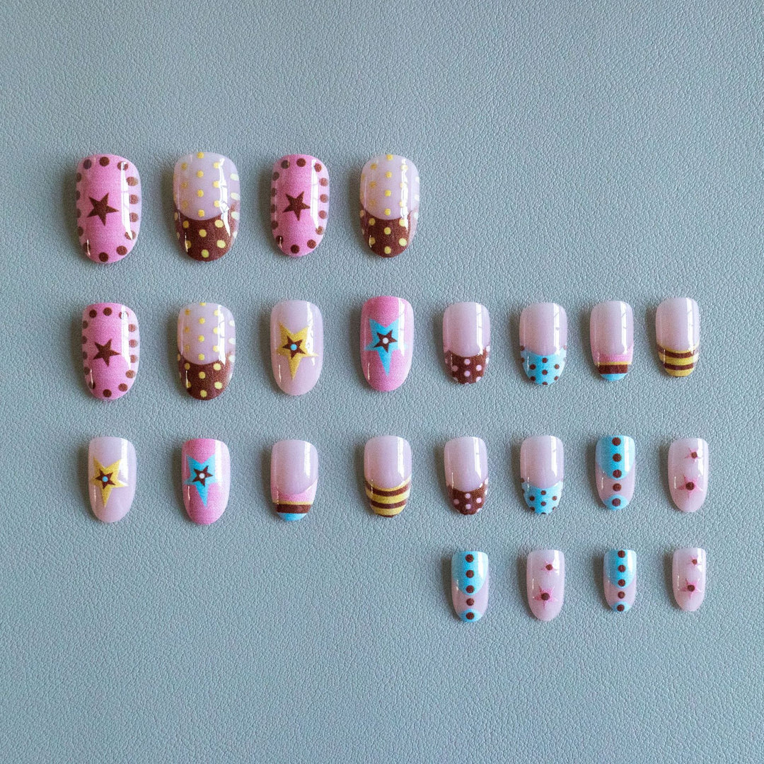 Creative Star-Design Nail Art Kit