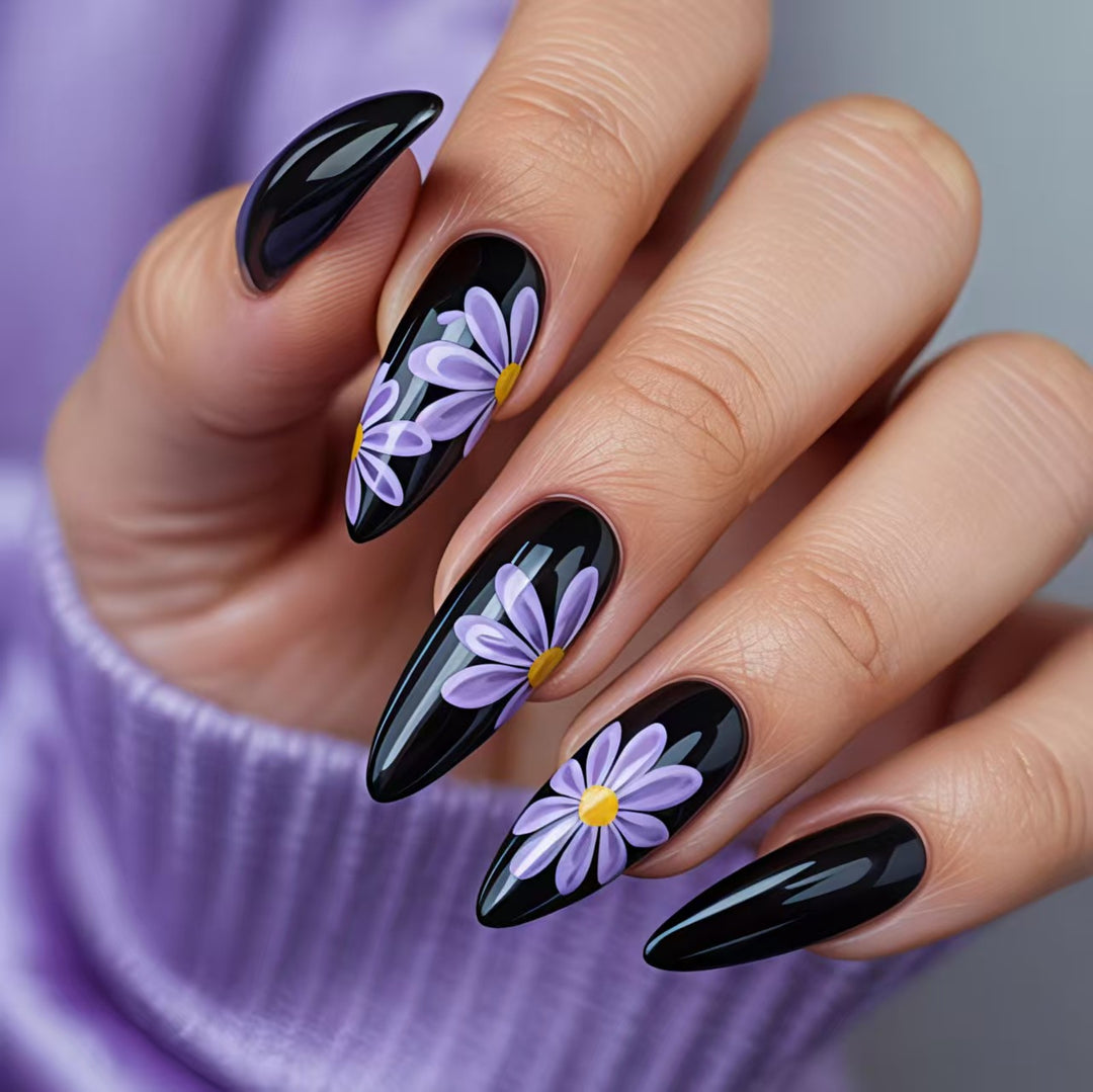 Artistic Floral Nail Art Kalsten