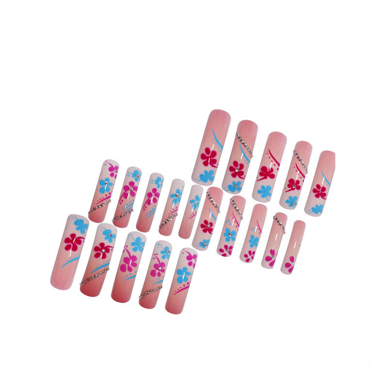 Decorative Floral Press-On Nail Enhancements Kalsten 1789447242