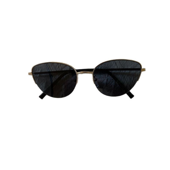 Fashionable Cat-Eye Sunglasses with Fine Metal Frame Kalsten