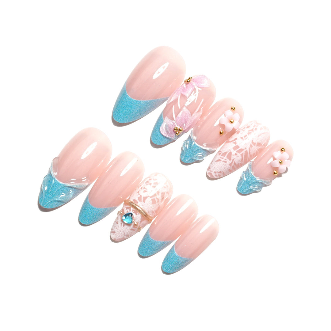 Decorative Press-On Nail Art Collection