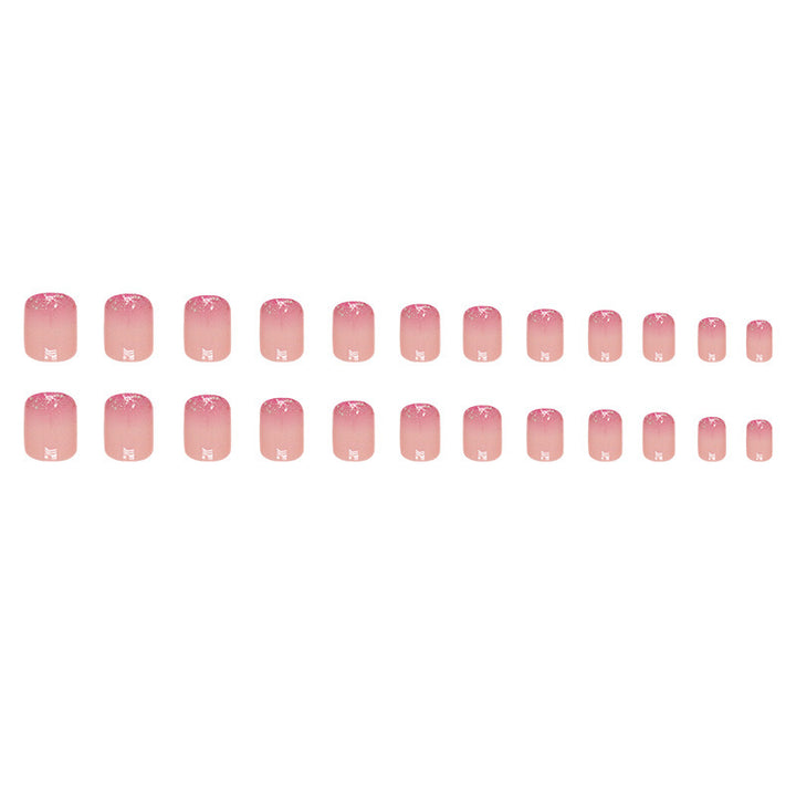 Glitter Ombre Nail Extensions Kalsten