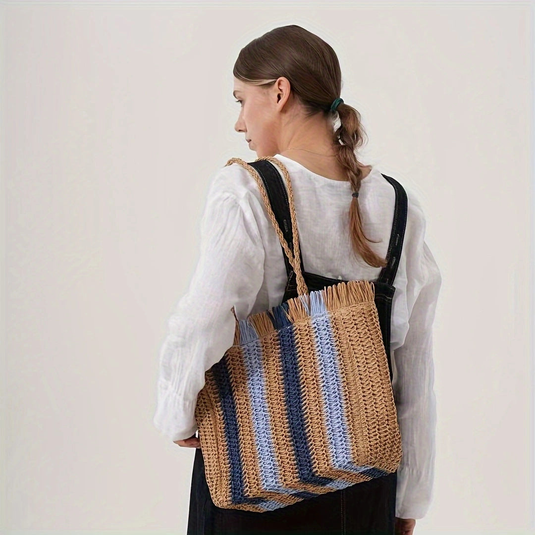 Braided shopping bag with unique structural design Kalsten