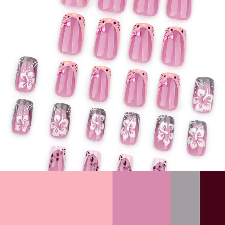 Artistic nail designs with floral accents Kalsten 1789124010