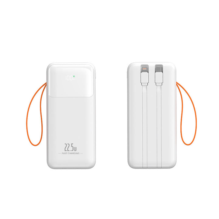 Portable power bank with integrated charging cable and fast charging function Kalsten