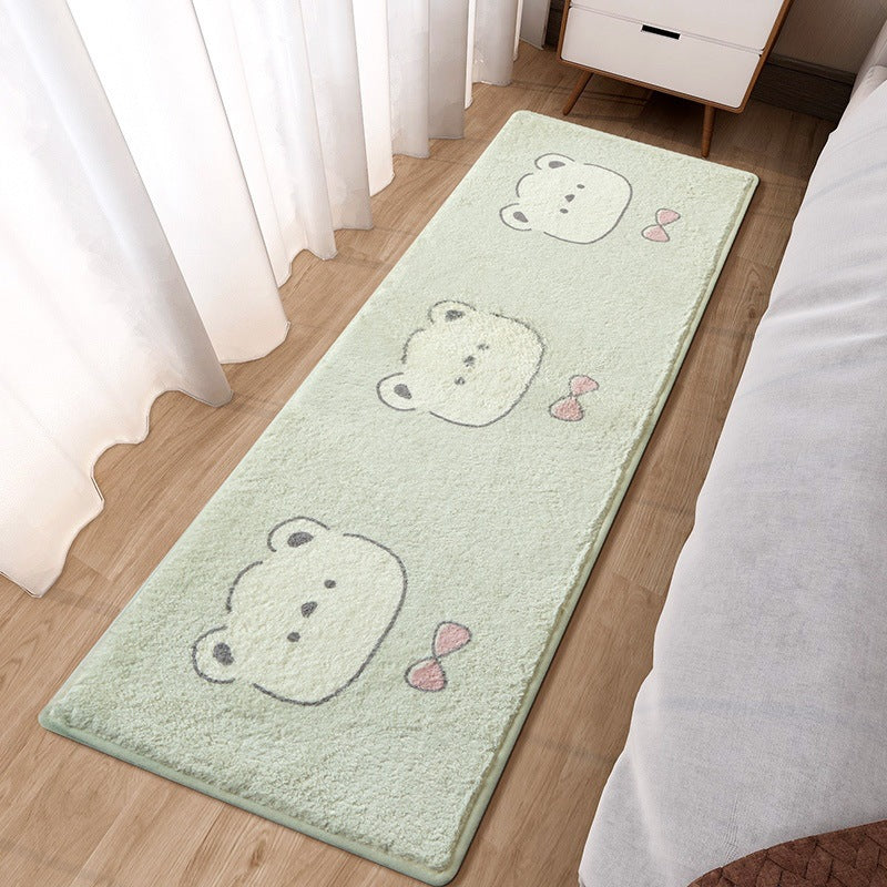 Soft Plush Bunny Themed Area Rug