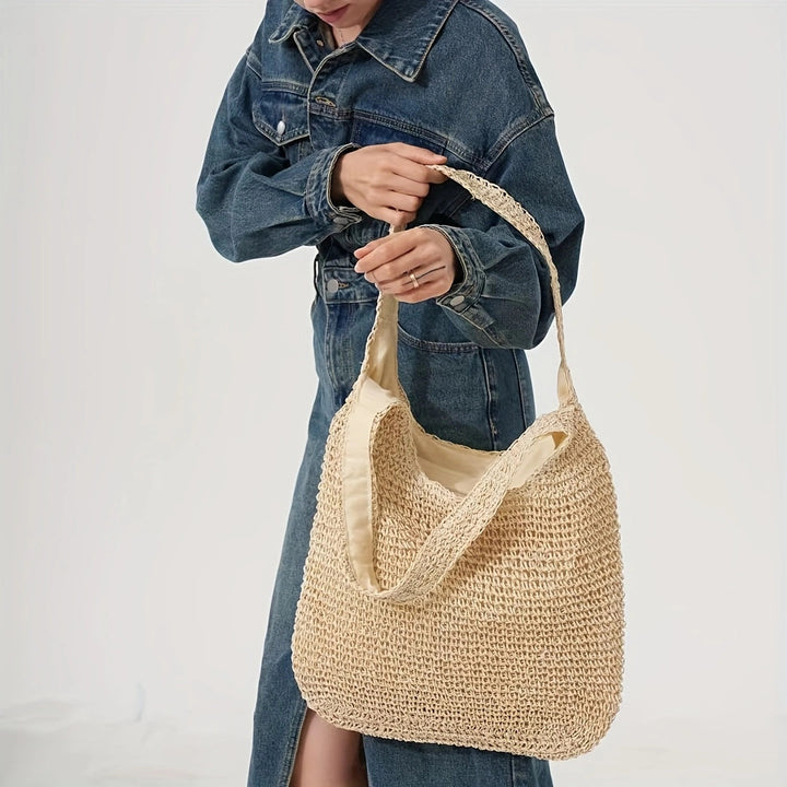 Hand-knotted macramé tote bag Kalsten