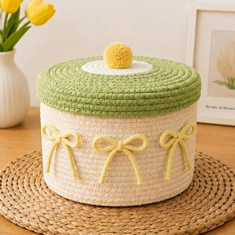 Decorative Knitted Storage Container Kalsten