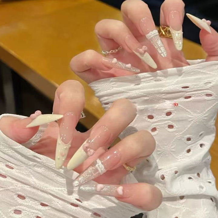 Artistic Long Stiletto Nails