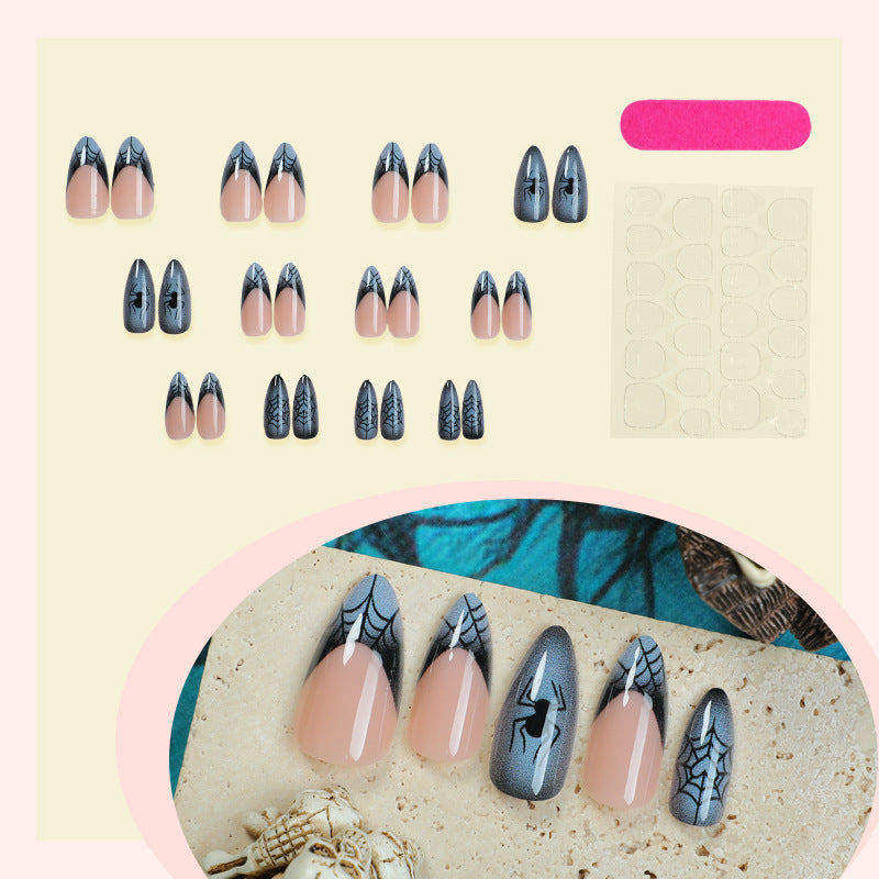 Spider-Themed Press-On Nail Set Kalsten