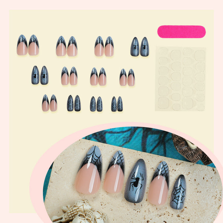 Spider-Themed Press-On Nail Set Kalsten