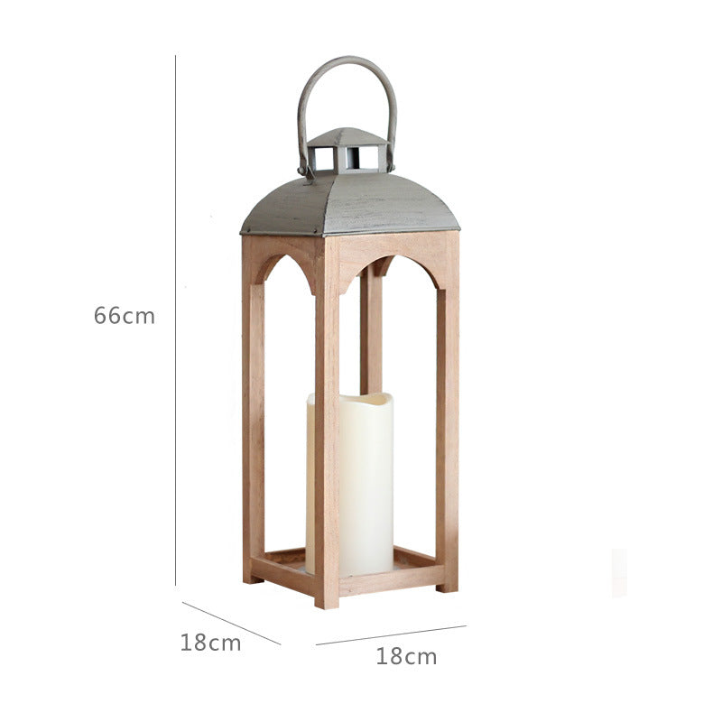 Decorative wooden lantern Kalsten