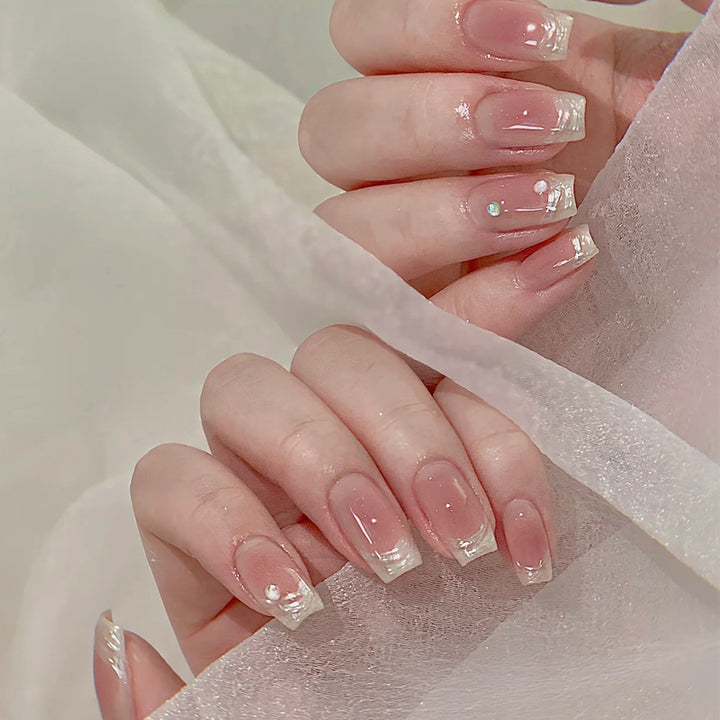 Premium Rhinestone-Embellished Press-On Nails Kalsten