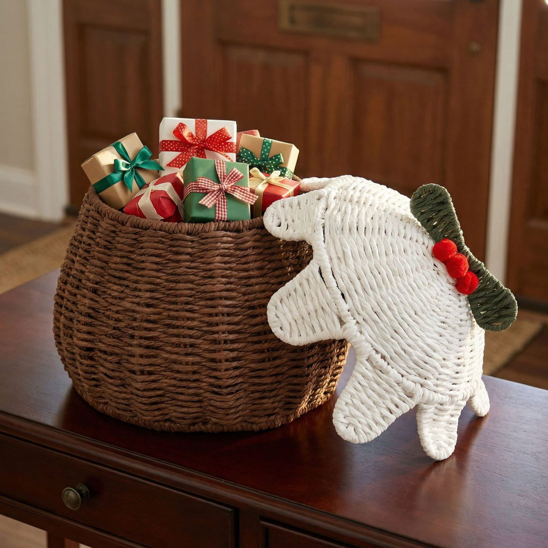 Playful storage basket in cake shape Kalsten