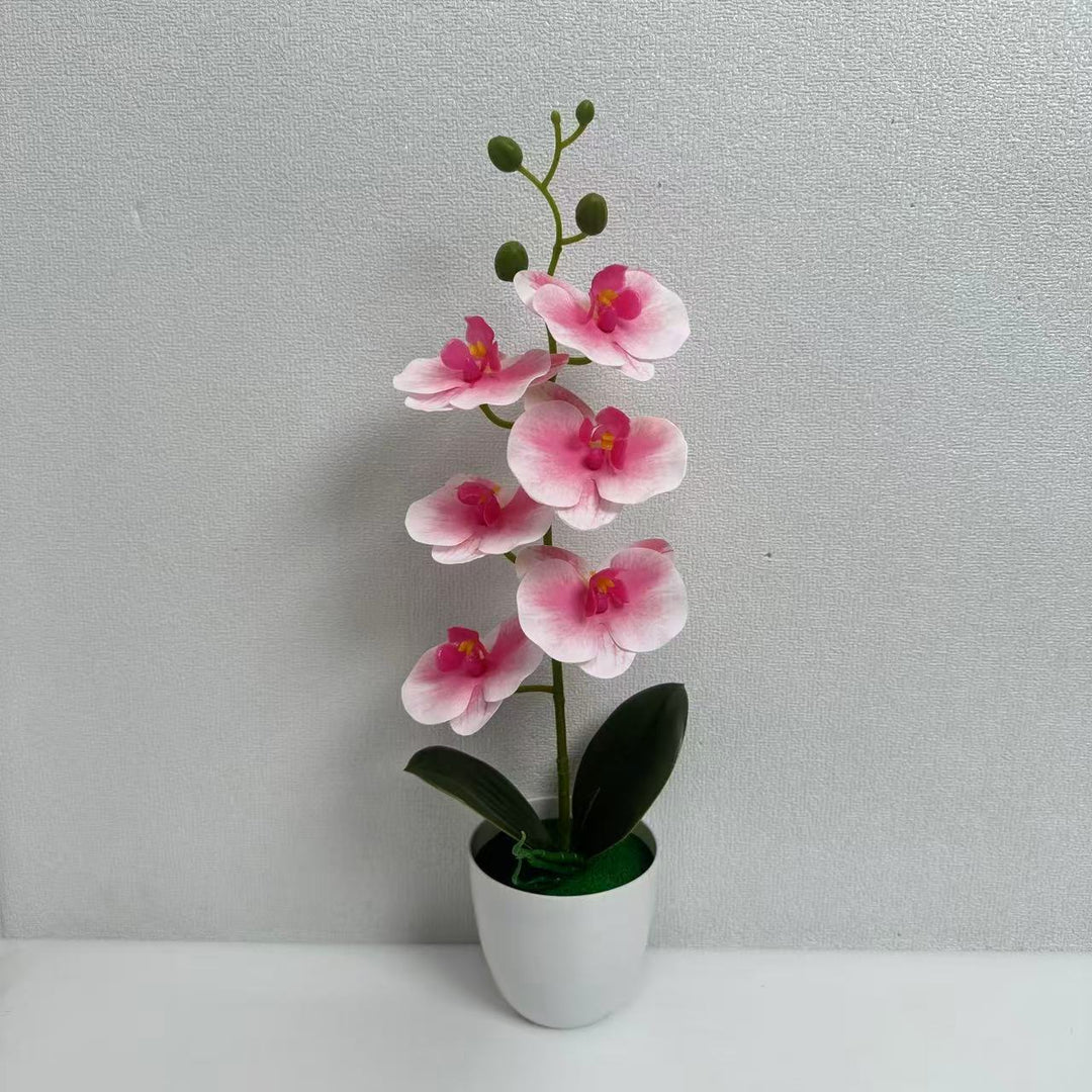 Premium Faux Orchid Plant Arrangement