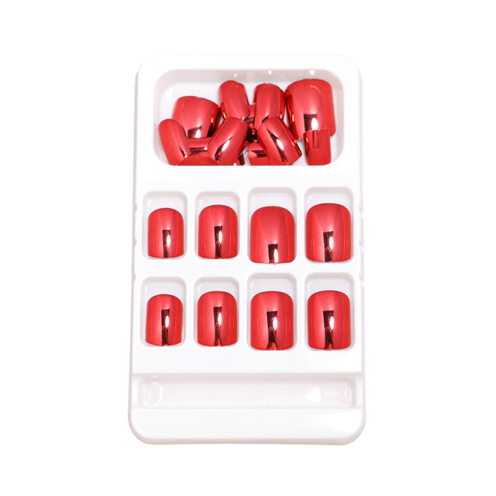 Glossy Metallic Press-On Nail Set Kalsten
