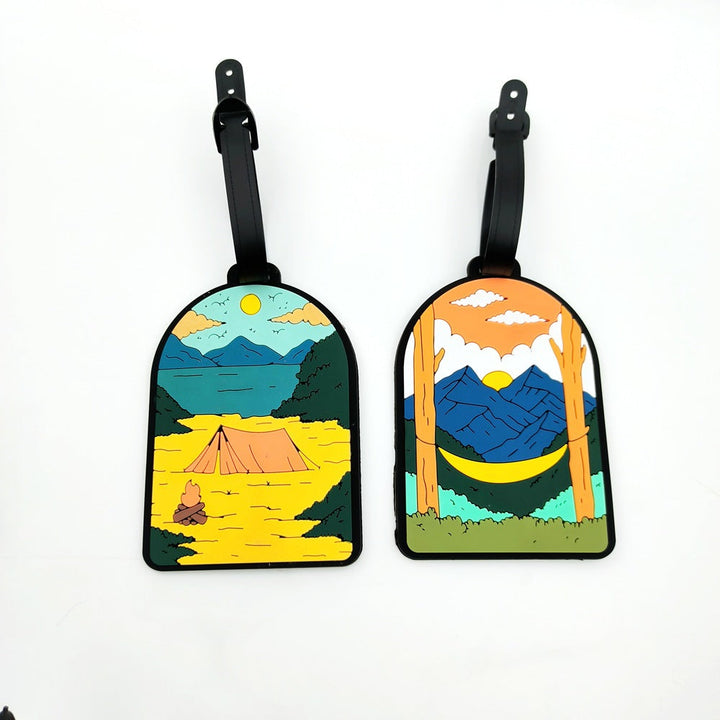 Adventure-Themed Luggage Tag Kalsten