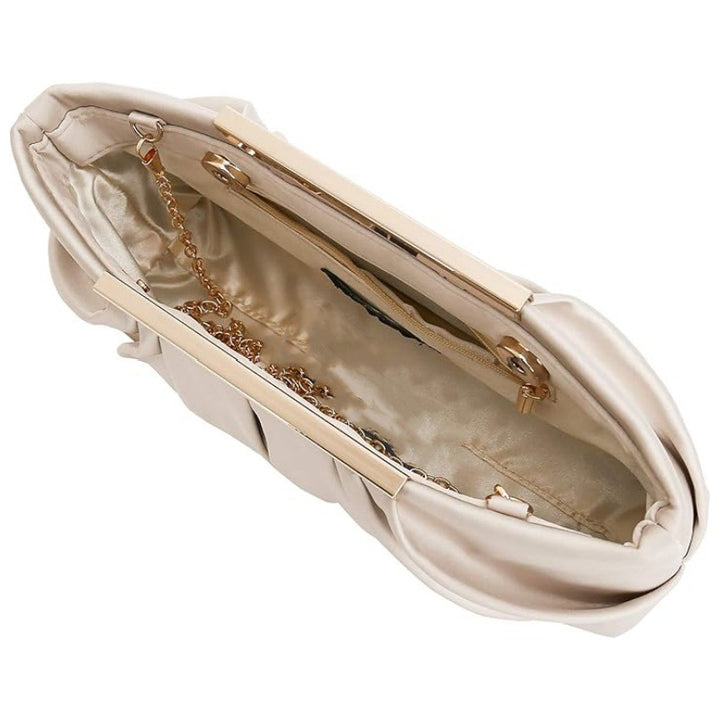 Elegant Clutch with Refined Pleat Details Kalsten