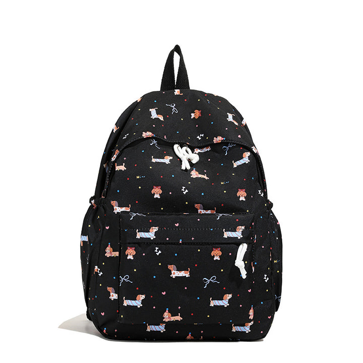 Backpack with Cheerful Dog Motif Kalsten