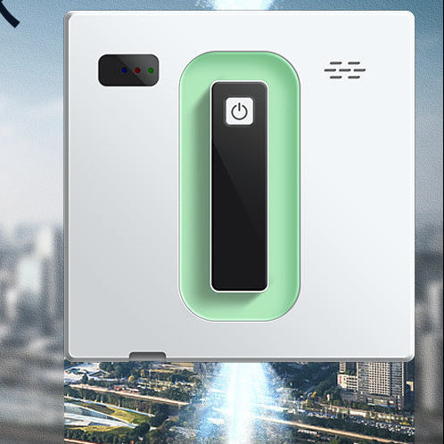 robotic window cleaner with dual-nozzle auto spray and reinforced safety tether Kalsten
